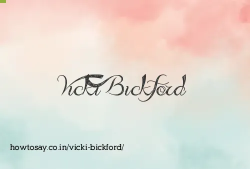 Vicki Bickford
