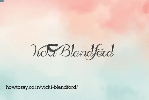 Vicki Blandford