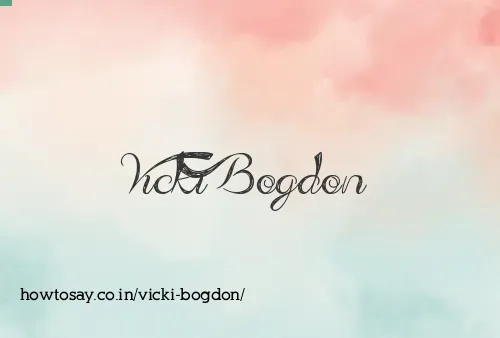 Vicki Bogdon