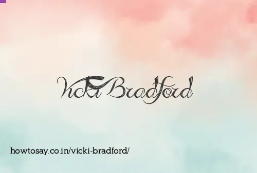 Vicki Bradford