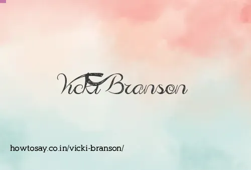 Vicki Branson