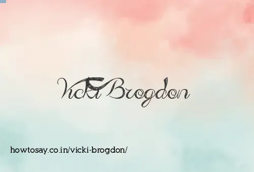 Vicki Brogdon