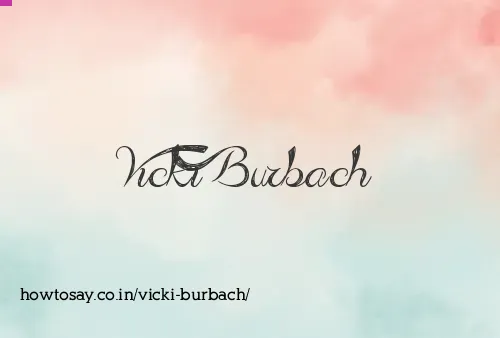 Vicki Burbach