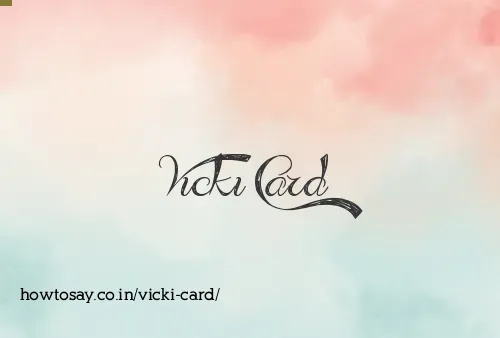 Vicki Card