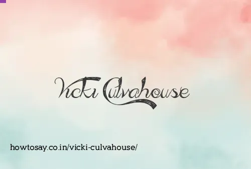 Vicki Culvahouse