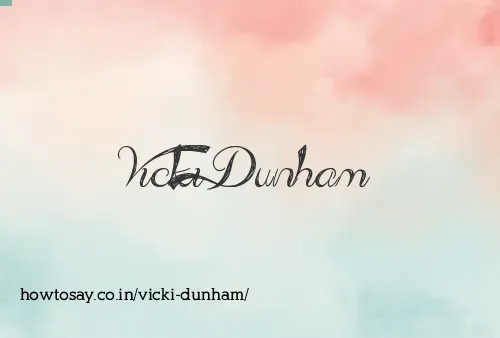 Vicki Dunham