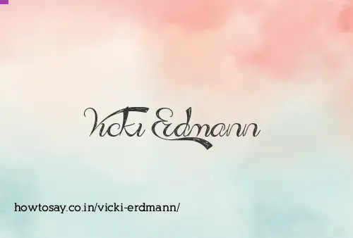 Vicki Erdmann