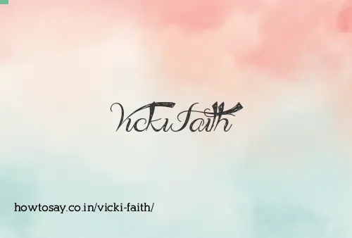 Vicki Faith