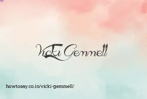 Vicki Gemmell