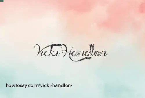 Vicki Handlon