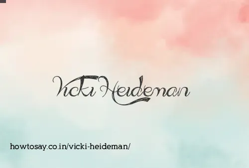 Vicki Heideman