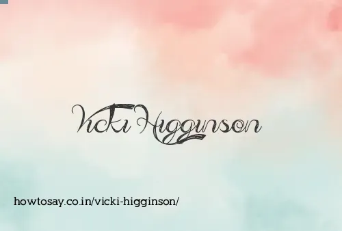 Vicki Higginson