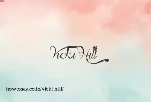 Vicki Hill