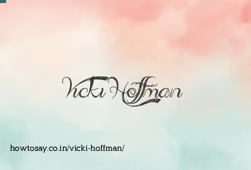 Vicki Hoffman