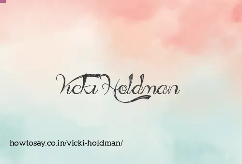 Vicki Holdman