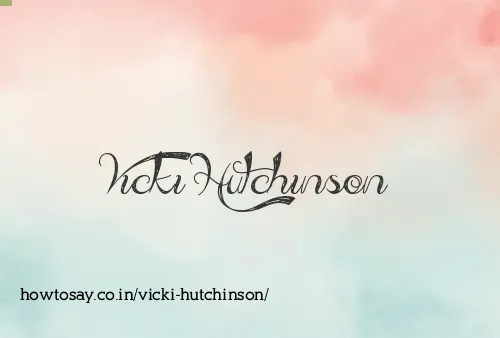 Vicki Hutchinson