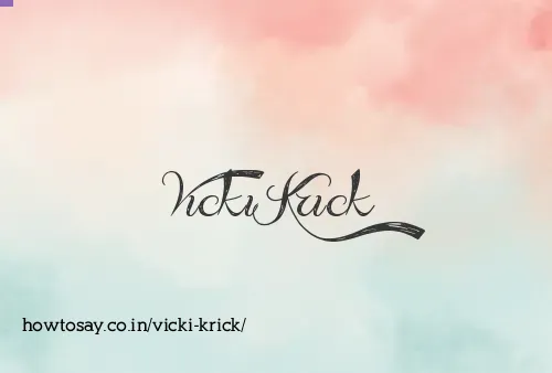 Vicki Krick