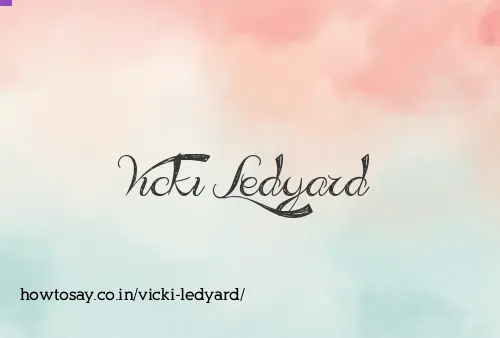 Vicki Ledyard