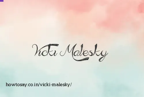 Vicki Malesky