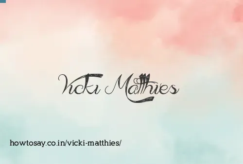 Vicki Matthies
