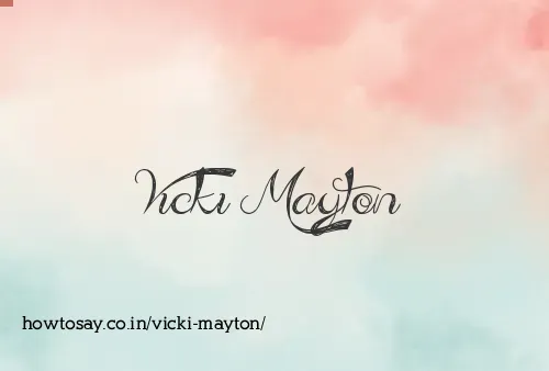 Vicki Mayton