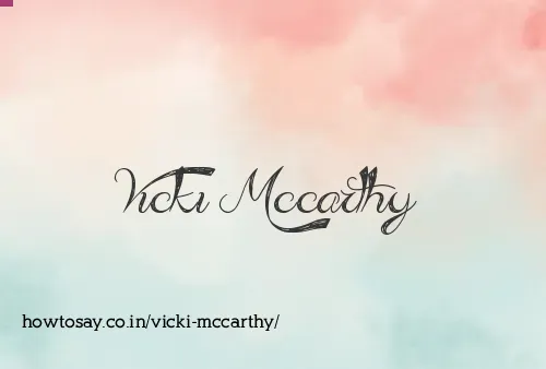 Vicki Mccarthy