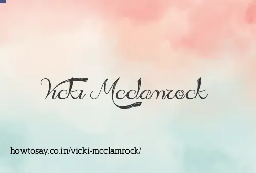 Vicki Mcclamrock