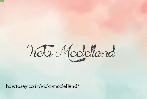 Vicki Mcclelland