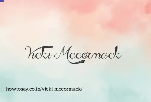 Vicki Mccormack