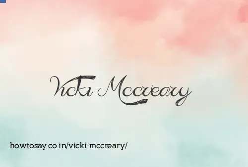 Vicki Mccreary