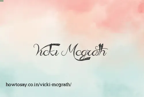 Vicki Mcgrath