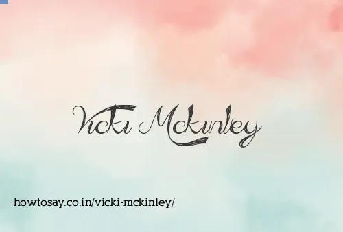 Vicki Mckinley