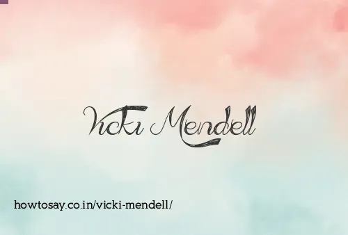 Vicki Mendell