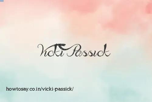 Vicki Passick