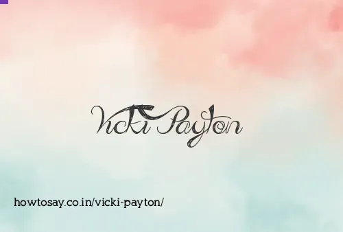 Vicki Payton