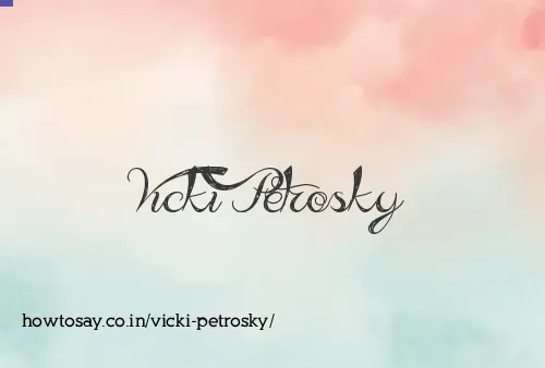 Vicki Petrosky
