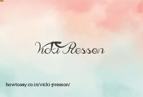 Vicki Presson
