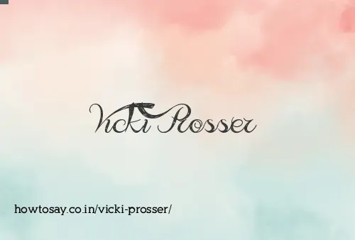 Vicki Prosser