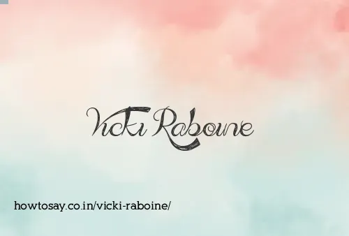 Vicki Raboine