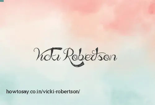 Vicki Robertson