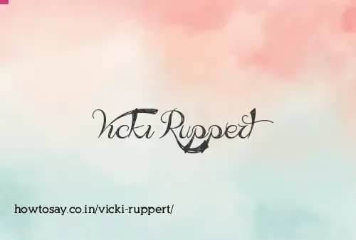 Vicki Ruppert