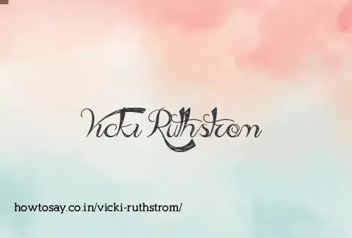 Vicki Ruthstrom
