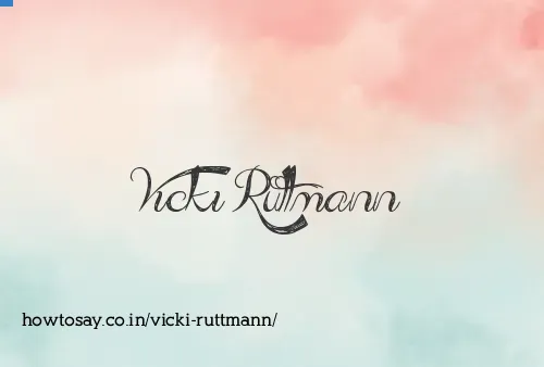 Vicki Ruttmann
