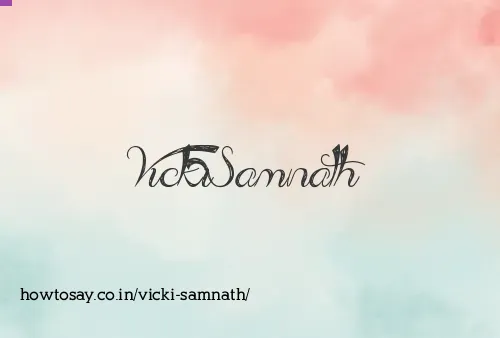 Vicki Samnath