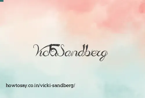Vicki Sandberg