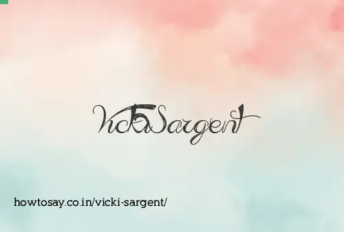 Vicki Sargent