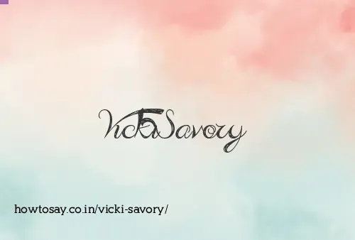 Vicki Savory