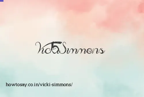 Vicki Simmons