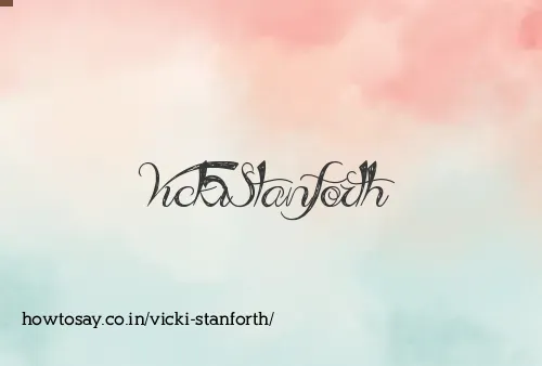 Vicki Stanforth