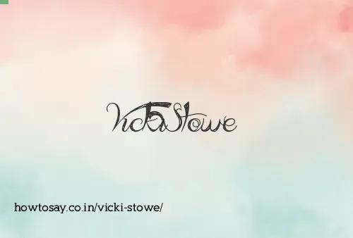 Vicki Stowe